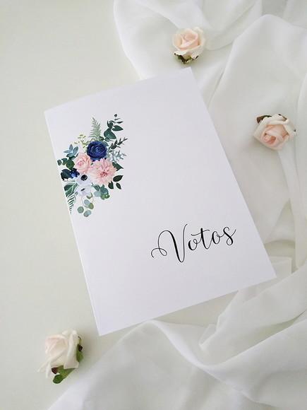 Par de Cadernos de Votos para Casamento