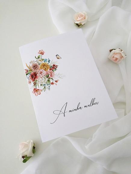 Par de Cadernos de Votos para Casamento