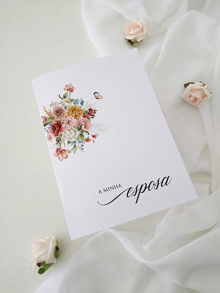 Par de Cadernos de Votos para Casamento