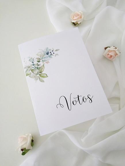 Par de Cadernos de Votos para Casamento