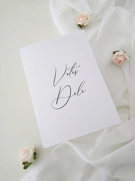 Par de Cadernos de Votos para Casamento