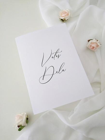 Par de Cadernos de Votos para Casamento