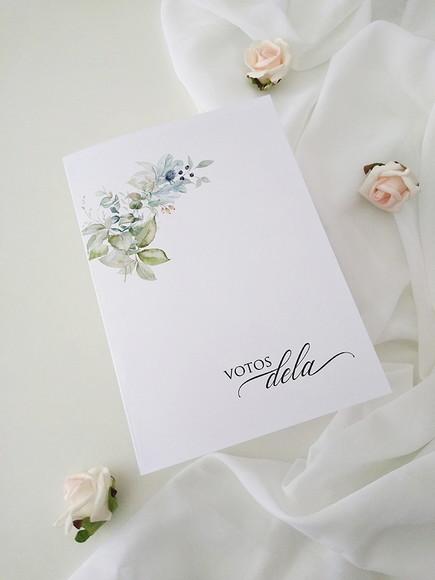Par de Cadernos de Votos para Casamento