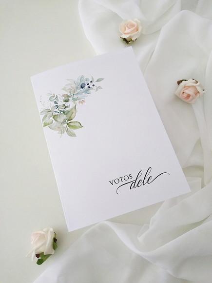 Par de Cadernos de Votos para Casamento