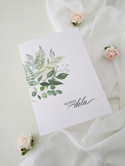Votos de Casamento Noivos | Folhas Verdes | Coleção Verano