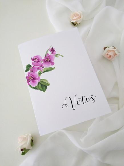 Votos de Casamento para Noivos | Fúcsia | Coleção Rubi