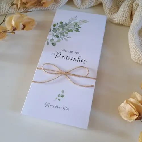 Manual de Padrinhos Casamento | Greenery | Coleção Verano
