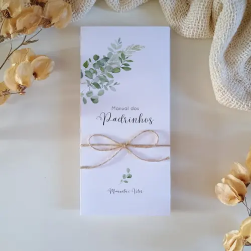 Manual de Padrinhos Casamento | Greenery | Coleção Verano
