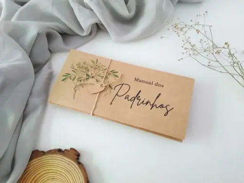 Manual de Padrinhos Folhas Verdes | Coleção Oliva