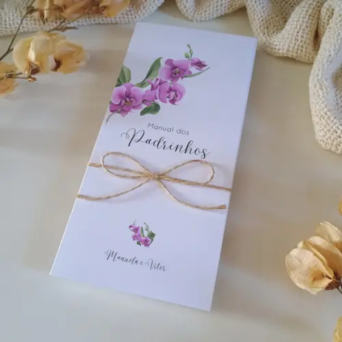 Manual de Padrinhos Fúcsia | Coleção Rubi