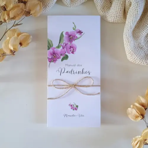 Manual de Padrinhos Fúcsia | Coleção Rubi