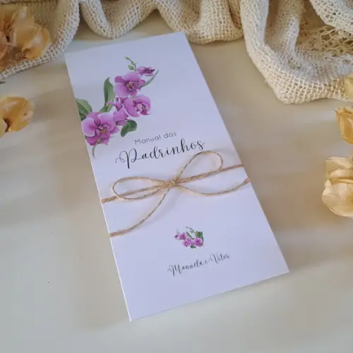 Manual de Padrinhos Fúcsia | Coleção Rubi