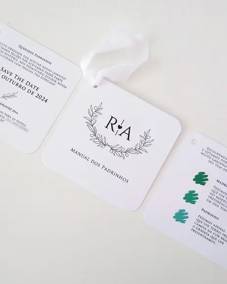 Manual dos Padrinhos de Casamento Minimalista