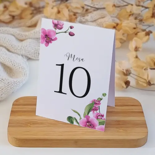 Número de Mesa Casamento Fúcsia | Coleção Rubi