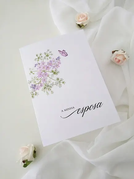 Par de Cadernos de Votos para Casamento