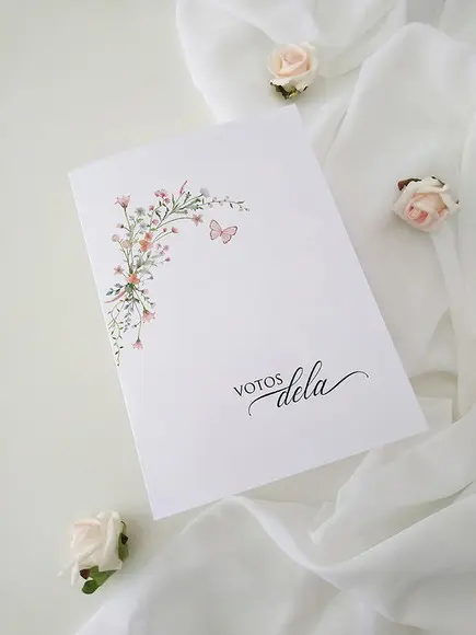 Par de Cadernos de Votos para Casamento