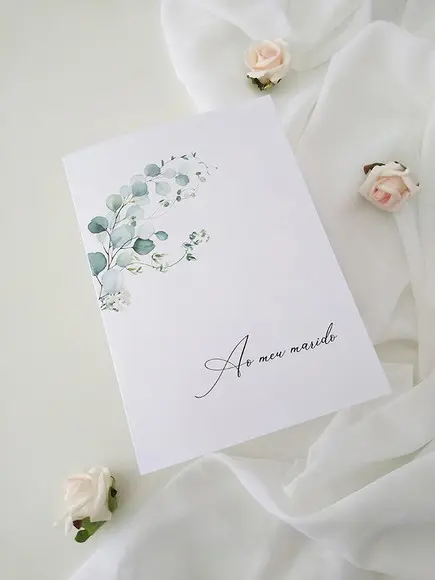 Par de Cadernos de Votos para Casamento