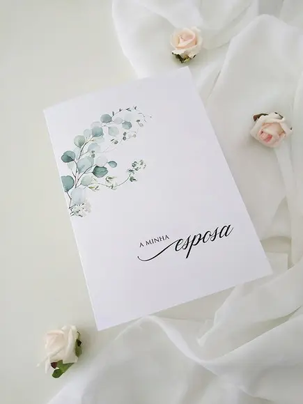 Par de Cadernos de Votos para Casamento
