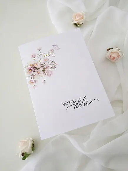 Par de Cadernos de Votos para Casamento