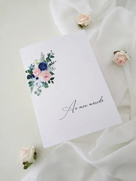 Par de Cadernos de Votos para Casamento