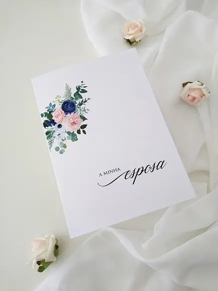 Par de Cadernos de Votos para Casamento