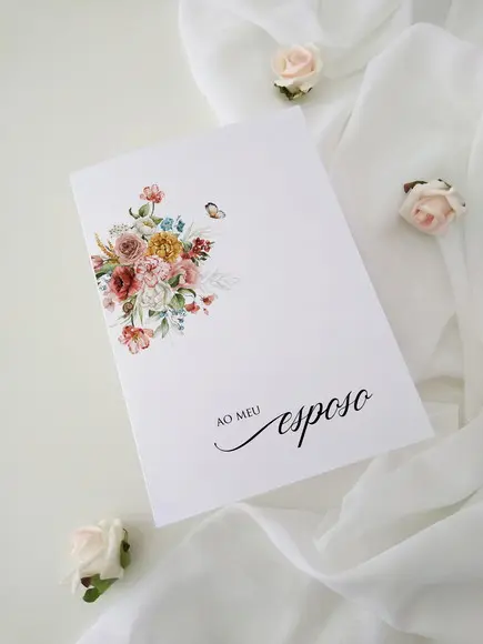 Par de Cadernos de Votos para Casamento