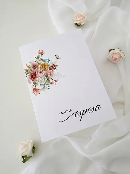 Par de Cadernos de Votos para Casamento