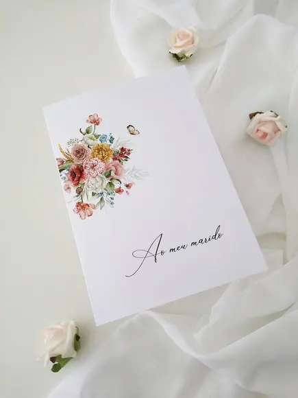 Par de Cadernos de Votos para Casamento