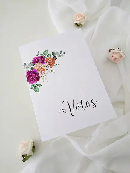 Par de Cadernos de Votos para Casamento