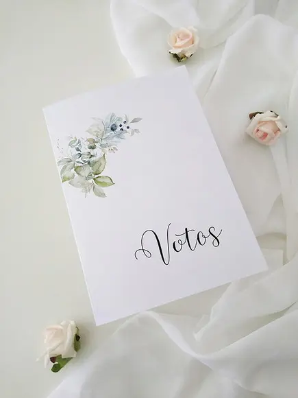 Par de Cadernos de Votos para Casamento
