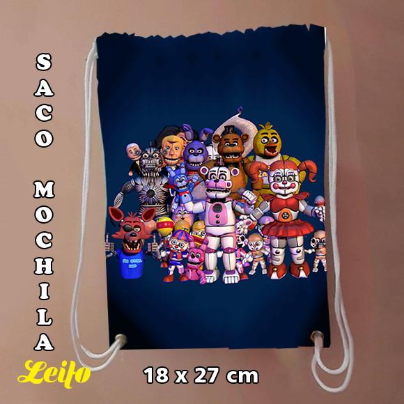 Mochila mochilinha sacochila sacolinha Animatronics