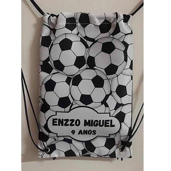 sacochila mochila mochilinha sacolinha  Futebol 18x27cm