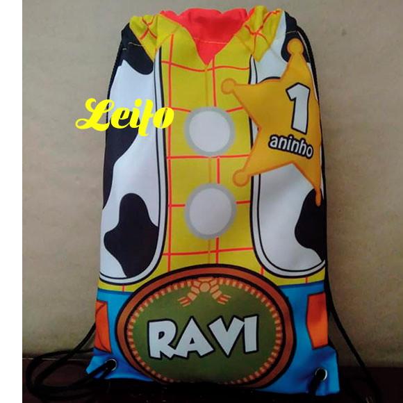 Mochilinha Sacolinha Mochila sacochila Toy Story
