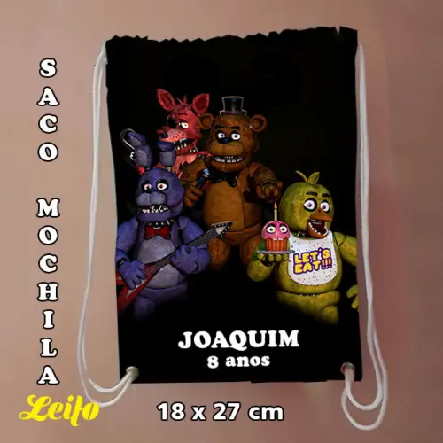 Mochilinha sacochila mochila sacolinha Animatronics