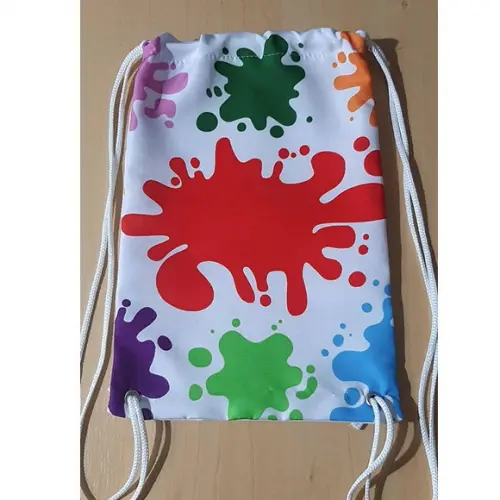 Mochilinha mochila sacolinha sacochila Slime 18x27cm