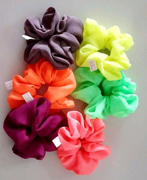 3 Scrunchies Neon