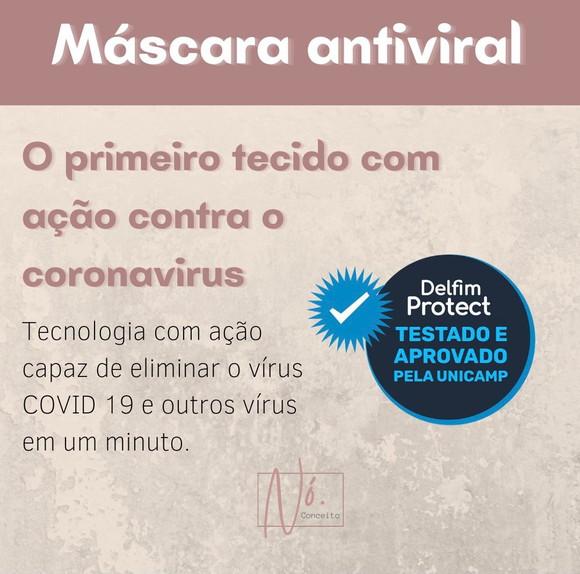 4 Máscara Antiviral 3 D - Tripla camada Adulto