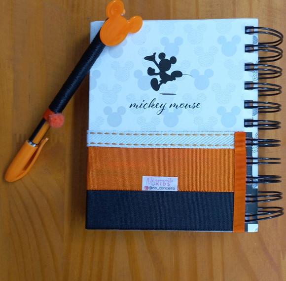 Caderneta Escolar Mickey Personalizada - Material Escolar