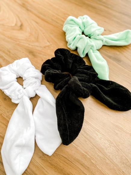 Dia das Mães- Kit 3 Scrunchie com Laço - Veludo