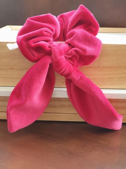 Dia das Mães- Kit 3 Scrunchie com Laço - Veludo