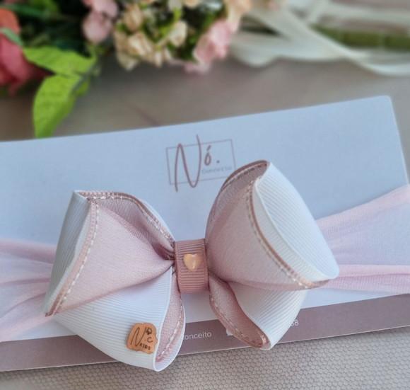 Faixa para Bebê - Laços Luxo Glamour - Natal - Festas