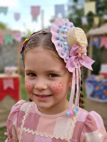 Festa Junina - Tiara com Chapéu