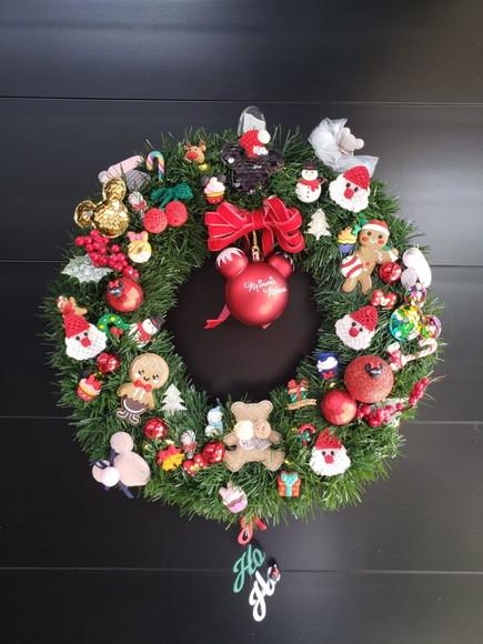 Guirlanda de Natal - Decoração de Porta 30 cm