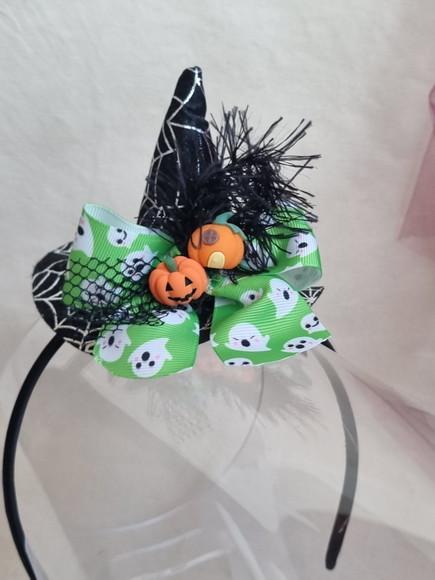 Halloween- Dia das Bruxas - Fantasia - Tiara com Chapéu