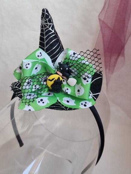 Halloween- Dia das Bruxas - Fantasia - Tiara com Chapéu
