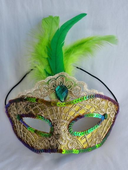 Máscara Venesiana - Carnaval - Arranjo e Plumas