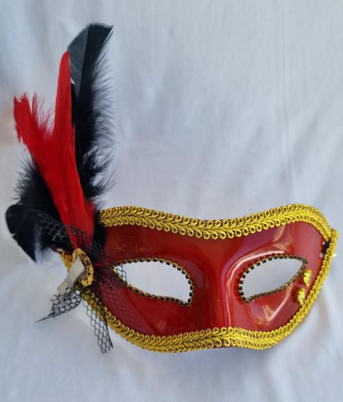 Máscara Venesiana - Carnaval - Arranjo e Plumas
