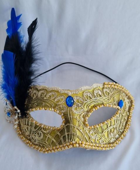 Máscara Venesiana - Carnaval - Arranjo e Plumas