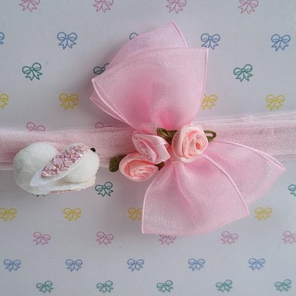 Páscoa-faixa para Bebê - Laços Luxo Glamour - Natal - Festas