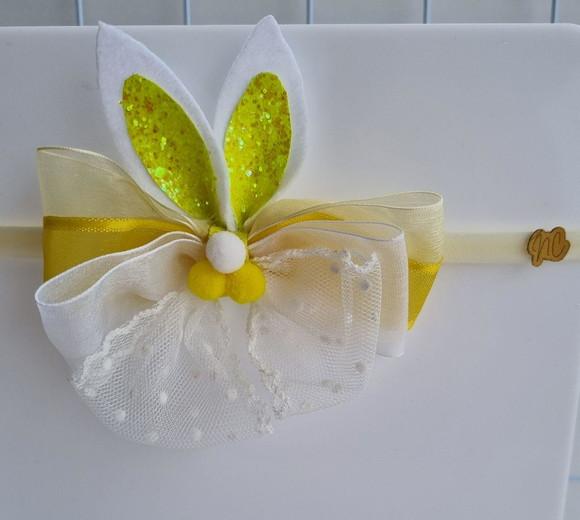 Páscoa-faixa para Bebê - Laços Luxo Glamour - Natal - Festas